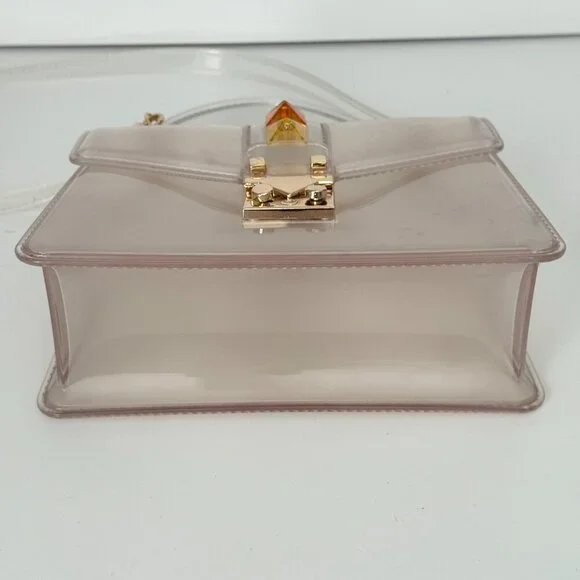 Clear Transparent Jelly Handbag | Crossbody - Picture 6 of 10